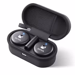 BOYA BY-OMIC | Ultracompact 2.4GHz Dual-Channel Wireless Microphone System, Lavalier microphone, 50 m, Omnidirectional, 20 -  ...