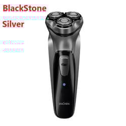 XIAOMI Enchen Black Stone 3D Electric Shaver Smart Control Blocking Protection Razor for Men Gift - silver
