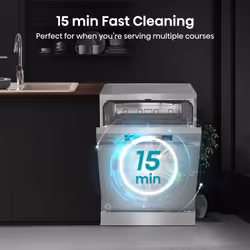 Hisense HS642D90XUK dishwasher Freestanding 14 place settings D - Additional view 4