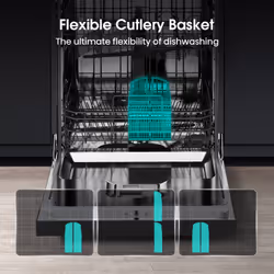 Hisense HS642D90XUK dishwasher Freestanding 14 place settings D - Additional view 5