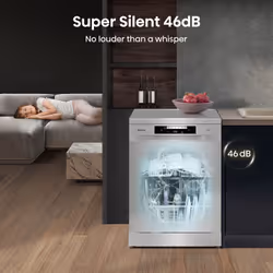 Hisense HS642D90XUK dishwasher Freestanding 14 place settings D - Additional view 6