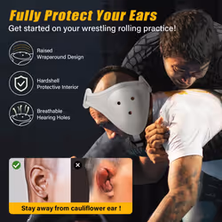 Trymaker Wrestling Headgear  Youth Wrestling Headgear with Chin Cup  for Men  Wrestling Gear (for Users Aged 12+)