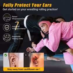Trymaker Wrestling Headgear  Youth Wrestling Headgear with Chin Cup  for Men  Wrestling Gear (for Users Aged 12+)