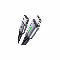 USB C Charger Cable, INIU [2m/3.1A] Type C Cable Fast Charging, Zinc Alloy Braided USB A to USB-C Phone Charger Cable for iPa ...
