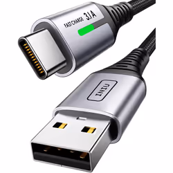 USB C Charger Cable 3m 3.1A Type C Cable Fast Charging, Braided USB A to USB-C Phone Charger Cable USBC for iPhone 16 15 Pro  ...
