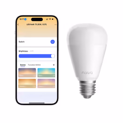 Aqara LED Bulb T2, Smart bulb, Bluetooth/Zigbee, White, E27, 2700 K, 6500 K
