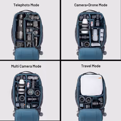 PGYTECH P-CB-180 camera case Backpack Black - Additional view 5