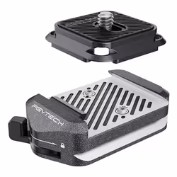 PGYTECH P-CG-188, Mount set, Black, Silver, Aluminium, 1/4, 3/8", 66 mm, 38 mm
