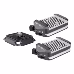 PGYTECH P-CG-193, Mount set, Black, Silver, Aluminium, 1/4, 3/8", 66 mm, 38 mm