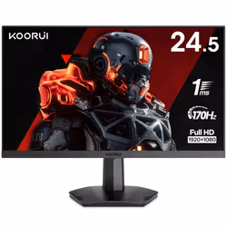 Koorui 25E3A. Display diagonal: 62.2 cm (24.5"). Display resolution: 1920 x 1080 pixels. HD type: Full HD. Response time ...