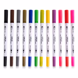 LOKLiK SG-KZJPJ-0001-US-L-B2B, 1 pc(s), Assorted colours, Brush tip, Green, White, White, Round