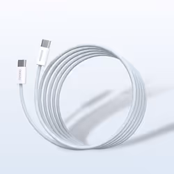 DUDAO L6C USB-C to 60W PD 2m hvid - Digital/Daten USB cable USB C White