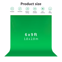 NEEWER 1.8x2.8m Photo Studio Backdrop Green