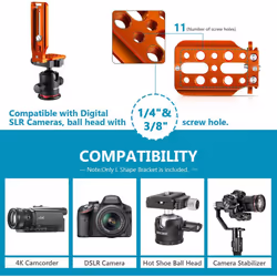 NEEWER Vertical QR Plate for Universal DSLR Camera
