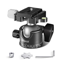 NEEWER 36mm Metal Panorama Low Profile Camera Tripod Ball Head
