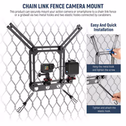NEEWER PA020 Fence Mount for Action Camera