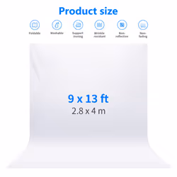NEEWER 2.8x4M Photography Background Photo Video Studio Polyester Backdrop Background Screen