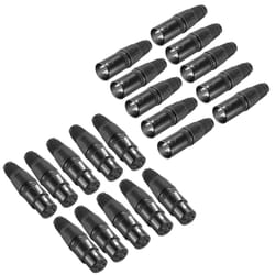 Neewer Micro Snake 3 Pin XLR Charger Connector 20pcs Audio Jack Microphone Connector