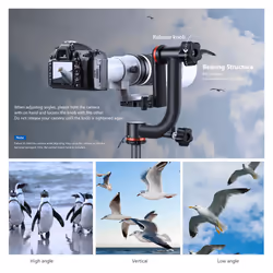 NEEWER GM101 Aluminum Alloy Gimbal Tripod Head
