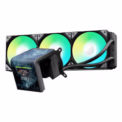 TRYX Panorama SE ARGB 360 Processor All-in-one liquid cooler 12 cm Black - Additional view 2
