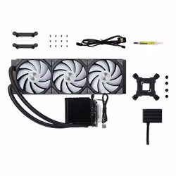 TRYX PANORAMA ARGB 360 Processor Liquid cooling kit 12 cm Black 1 pc(s) - Additional view 5