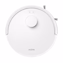 MOVA Tech E20 Plus, Bagless, White, Round, 0.33 L, 4 L, 0.245 L