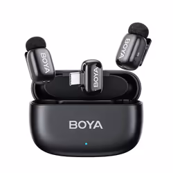 BOYA mini | Ultracompact 2.4GHz Wireless Microphone System, Lavalier microphone, Condenser microphone, Omnidirectional, 20 -  ...