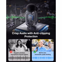BOYA mini | Ultracompact 2.4GHz Wireless Microphone System