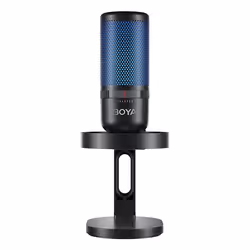 BOYA K | Vibrant Lighting Condenser USB Microphone, Podcast microphone, -39 dB, 20 - 20000 Hz, 24 bit, 48 kHz, 75 dB