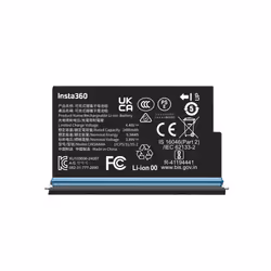 Insta360 X5 Battery, Camera battery, Black