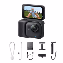 Insta360 GO Ultra Creator Black, 4K Ultra HD, 240 fps, Wi-Fi, Bluetooth, 500 mAh, 52.9 g