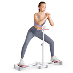 MERACH Ski Machine  Simulated Ski Trainer  Adjustable Height Ski Machine Exercise Equipment for Leg Pelvic Floor Muscle Workout  Fun Cardio Fitness Eq