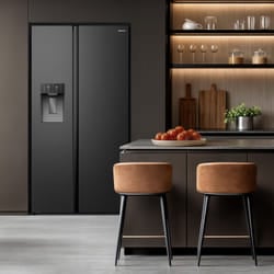 Hisense RS5P528STBE side-by-side refrigerator Freestanding 528 L Black