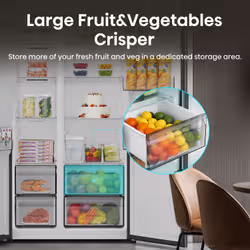 Hisense RS5P528STBE side-by-side refrigerator Freestanding 528 L Black - Additional view 6