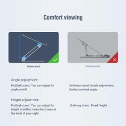 NILLKIN Aluminum Laptop Stand For 17 inch MacBook Pro Adjustable Ergonomic Free Adjustment Ventilated Laptop Holder Computer Cooling Stand - silver