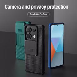 Nillkin CamShield Pro Case For Xiaomi Redmi Note 13 Pro 5G Phone Case Camera Slider Protection luxury TPU + PC Shockp - For Redmi Note 13 Pro 5G, blue
