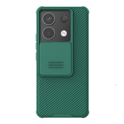 Nillkin CamShield Pro Case For Xiaomi Redmi Note 13 Pro 5G Phone Case Camera Slider Protection luxury TPU + PC Shock - For Redmi Note 13 Pro 5G, green
