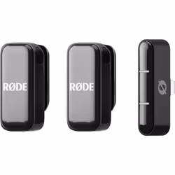 RÃDE Wireless Micro ULTRA-Compact Wireless Microphone -Lightning Black