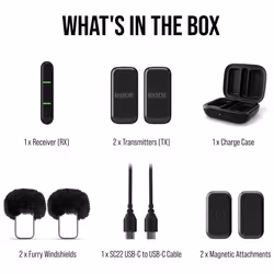 RÃDE Wireless Micro ULTRA-Compact Wireless Microphone -Lightning Black - Additional view 6