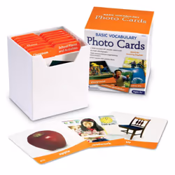Learning Resources Basic Vocabulary Photo Cards