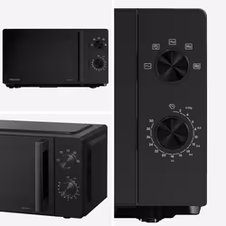 Hisense 700 Watts 20 Litre Inverter Microwave Oven H20MOBP1HIUK Black, Automatic Defrost, 5 power levels, Easy Clean, H