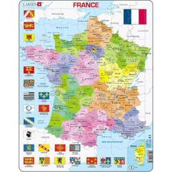 Larsen LA-A5-FR puzzle Frame puzzle 70 pc(s) Maps
