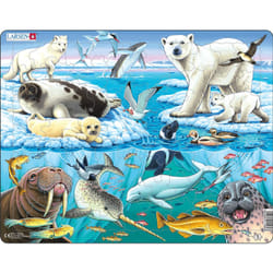 Larsen Maxi LA-FH11 Shape puzzle 75 pc(s) Fauna