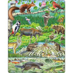 Larsen Maxi LA-FH15 Shape puzzle 45 pc(s) Fauna