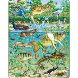 Larsen Maxi LA-FH19 Shape puzzle 50 pc(s) Fauna
