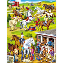 Larsen Maxi LA-US26 Shape puzzle 50 pc(s) Animals