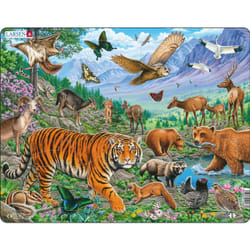 Larsen Maxi LA-FH39 Shape puzzle 36 pc(s) Fauna