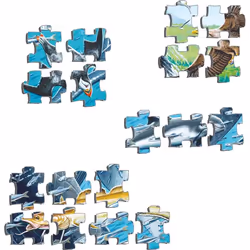 Larsen Maxi Humpback Whales in a school of herrings 140 pcs puzzle