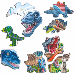 Larsen Maxi Cheerful Dinosaurs 43 pcs Puzzle