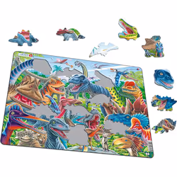 Larsen Maxi Cheerful Dinosaurs 43 pcs Puzzle